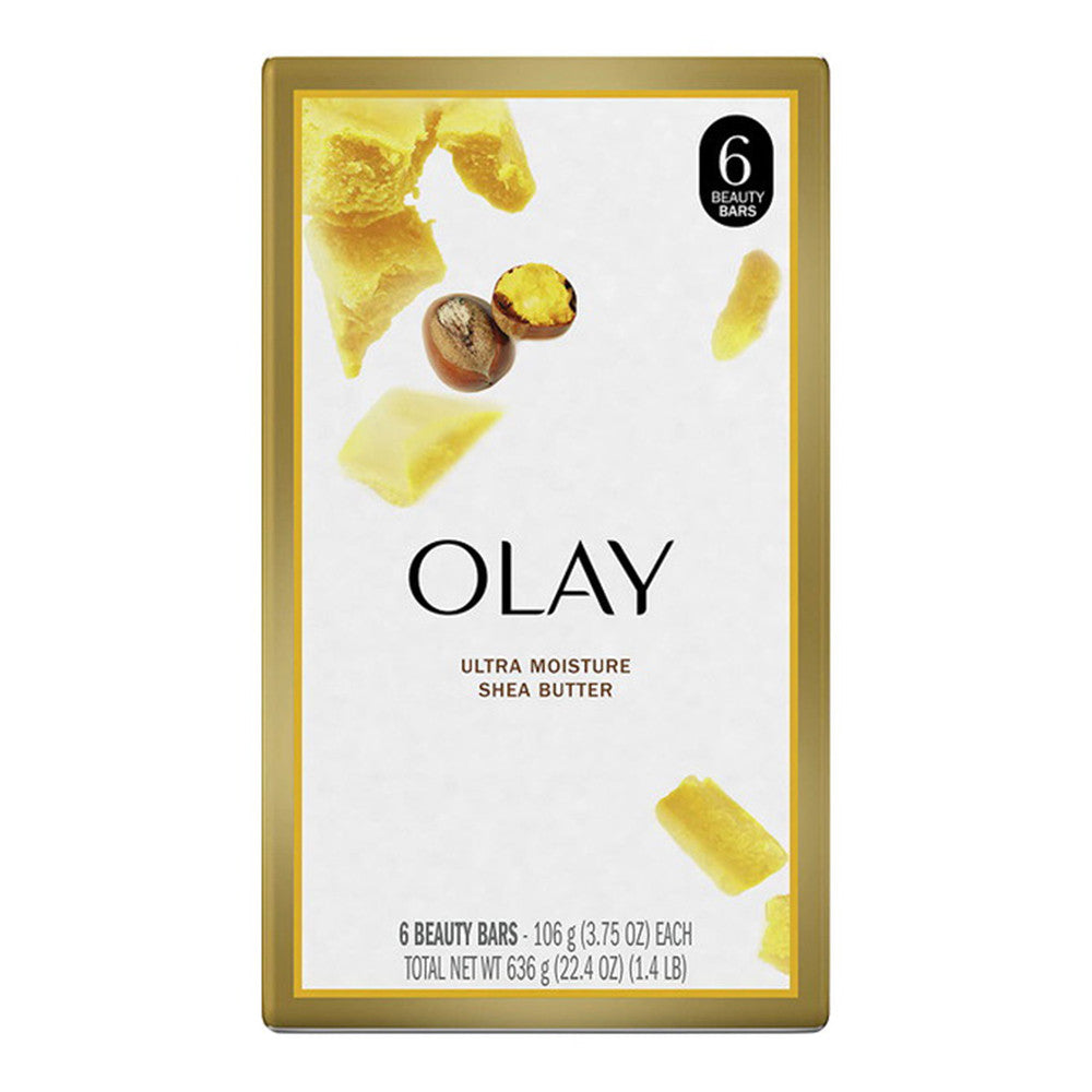 Olay Ultra Moisture With Shea Butter Beauty Bar, 3.75 Oz/ 6 Ea